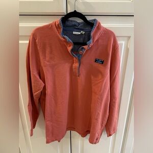 L.L. Bean quarter button up with Blue Logo
